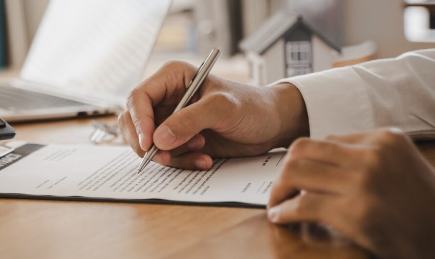 A man checking paperwork.